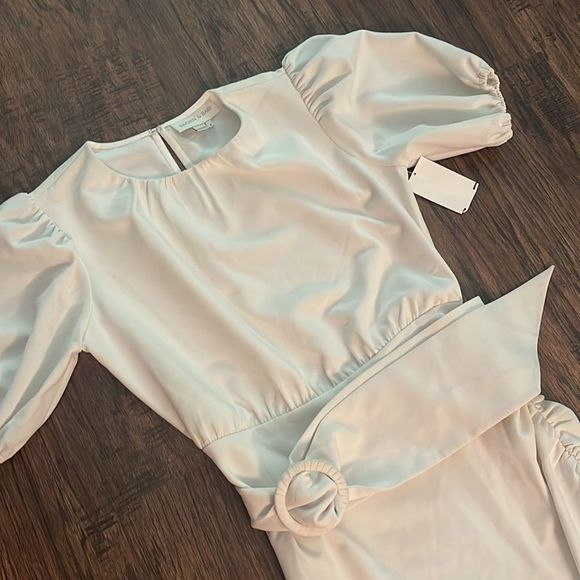 NWT Sachin & Babi Camila Short-Sleeve Crepe Dress - size 6 - Picture 11 of 14